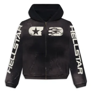 Hellstar Studios Zip Hoodie – Black