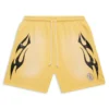 Hellstar Flame Shorts - Beige