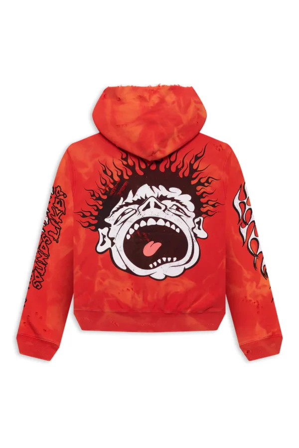 Hellstar Records Lava Wash Hoodie - Image 2
