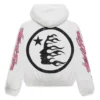 Hellstar Records Glitter Zip-Up - White