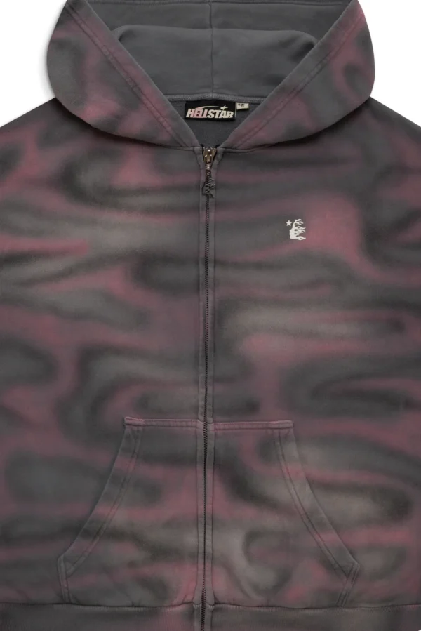 Hellstar Classic Logo Airbrush Zip-Up - Image 3
