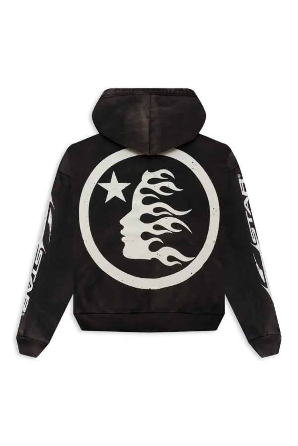 Hellstar Logo Zip-Up - Black - Image 2