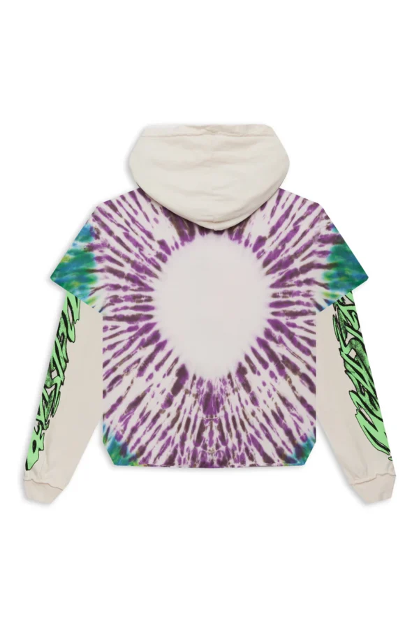 Hellstar Tye-Dye Zip-Up Hoodie - Image 2