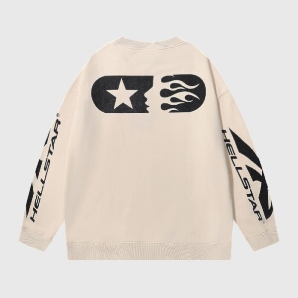 Hellstar Sports Tracksuit Cream - Image 3