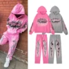 Hellstar Tracksuit Pink & Grey
