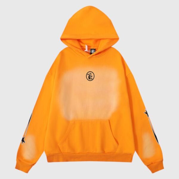Hellstar Fire Orange Dye Tracksuit - Image 3