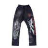 Airbrushed Skull Sweatpants Flare