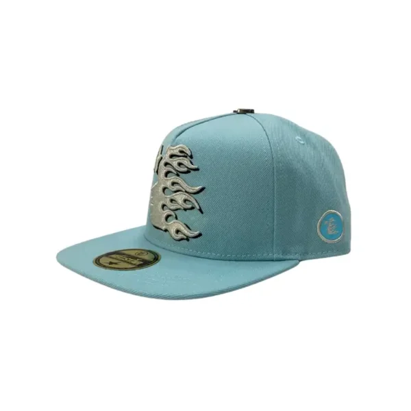 Baby Blue Fitted Hat - Image 2