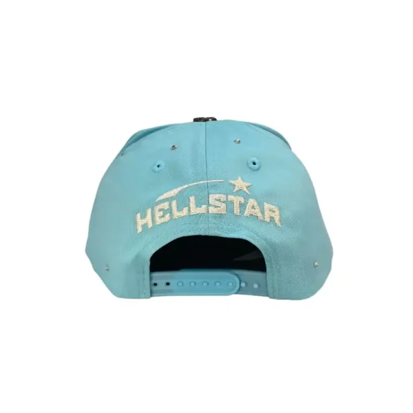 Baby Blue Rhinestone Snapback - Image 2