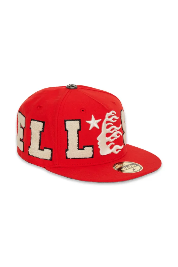 Buy Red Fitted Hellstar OG Patch - Image 2