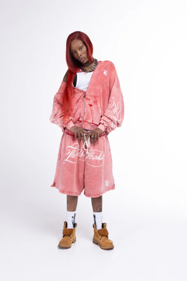 Hellstar Path To Paradise Zip-Up - Red - Image 3