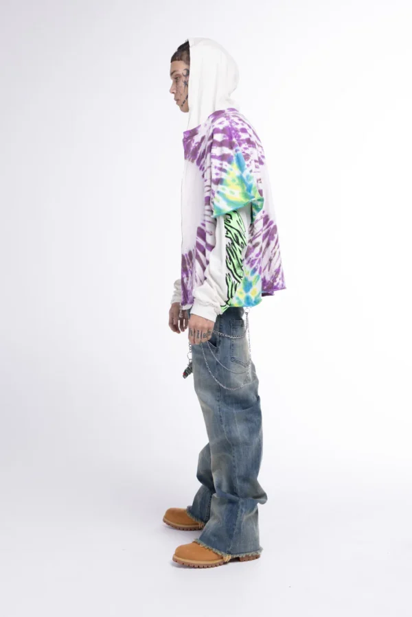 Hellstar Tye-Dye Zip-Up Hoodie - Image 3