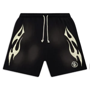 Hellstar Flame Shorts - Black