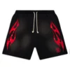 New Black Flame Shorts hellstar