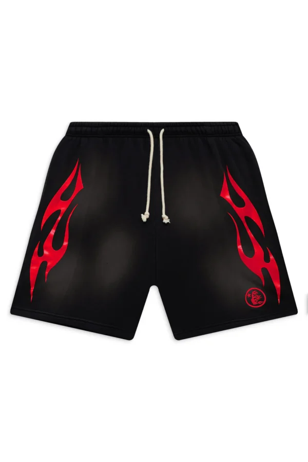 New Black Flame Shorts hellstar