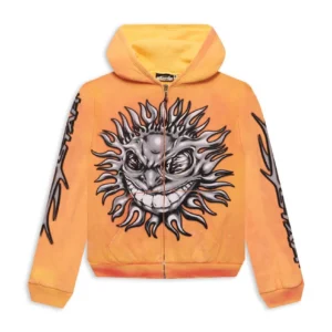 Hellstar Sun Zip-Up - Ornage