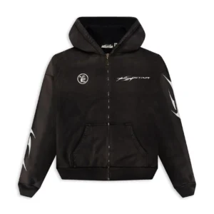 Hellstar Logo Zip-Up - Black
