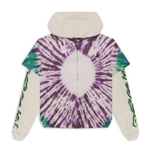 Hellstar Tye-Dye Zip-Up Hoodie