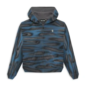 Hellstar Classic Logo Airbrush Zip-Up Grey
