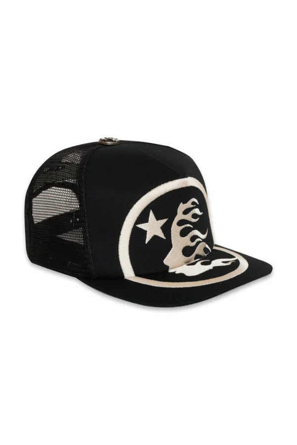 Buy Hellstar Big Logo Trucker Snapback Hat - Image 2