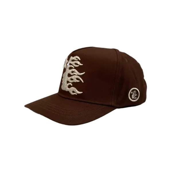 Hellstar Brown Snapback Hat - Image 3