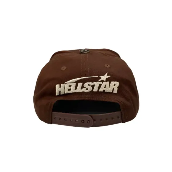 Hellstar Brown Snapback Hat - Image 2