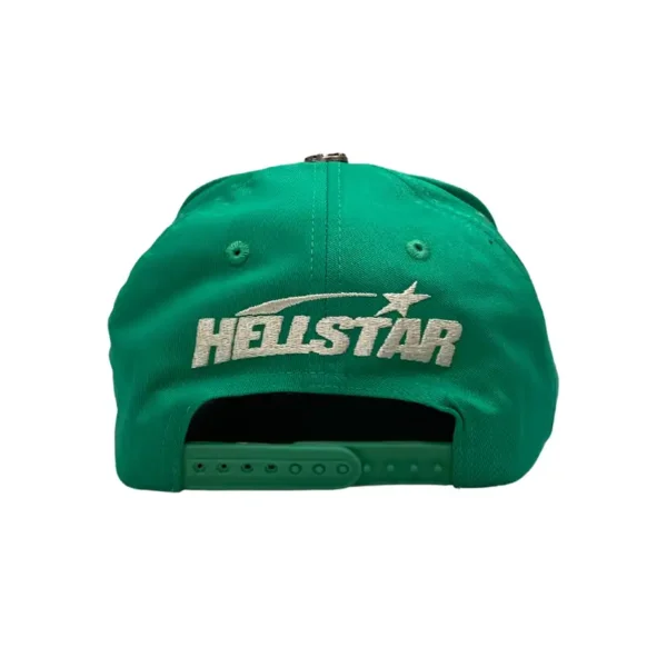 Grey Fitted Rhinestone Hat - Image 2