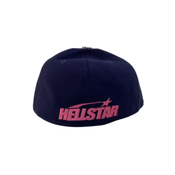 Hellstar Navy Fitted Hat - Image 2