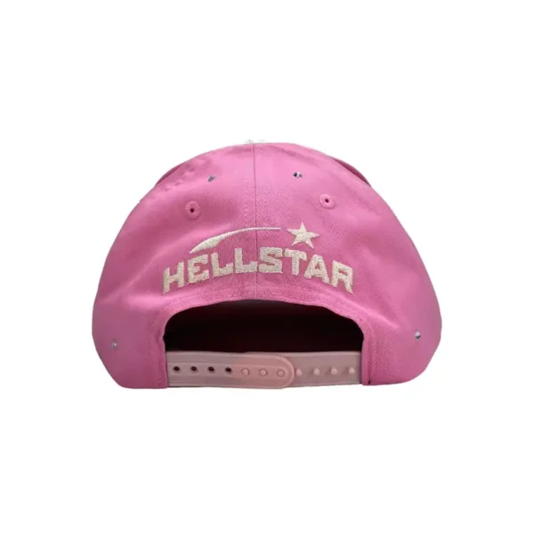 Hellstar Pink Rhinestone Snapback - Image 2