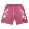 Hellstar Flame Shorts Pink