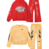 Hellstar Red Tracksuit & Yellow Sweatsuit