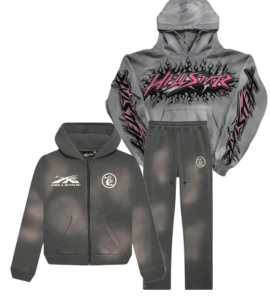 Hellstar Sports Tracksuit & Gray Hoodie