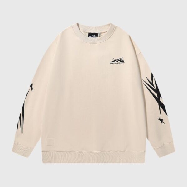 Hellstar Sports Tracksuit Cream - Image 2