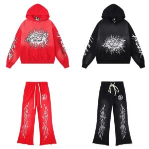 Hellstar Tracksuit Red & Black